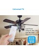 97-124V Universal Ceiling Fan Lamp Timing Wireless Control Remote Control Kit
